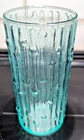 Vintage 1960's Anchor Hocking Aquamarine Blue Tahiti Bamboo Tumbler