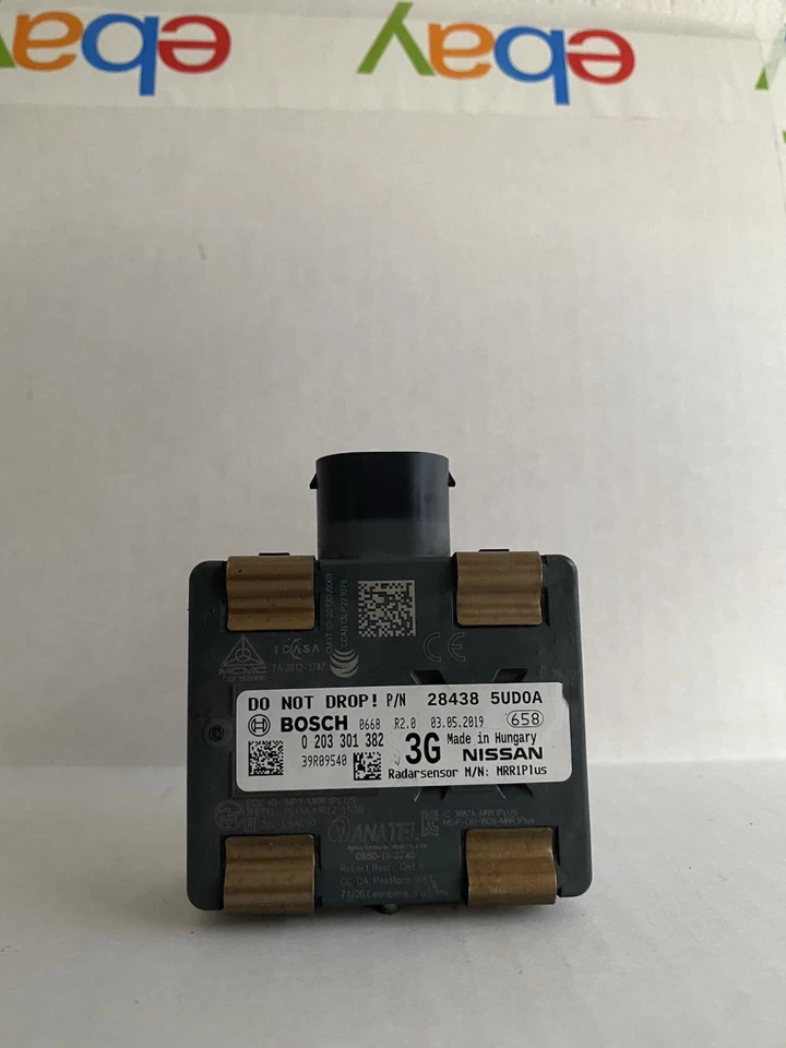 Sensor de radar de distancia de control de crucero 28438-5UD0A apto para Nissan Sentra 2016-2019 Foto 3 de 4