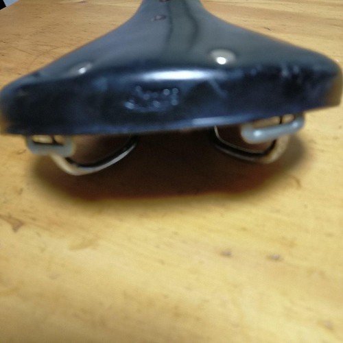 Cinturón Fujita Saddle Cuero Negro Tokio Vintage Usado - Imagen 5 de 5