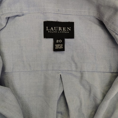 Ralph Lauren Black Label Button Down Shirt Boys Size 20 Blue Casual Preppy - Picture 6 of 7