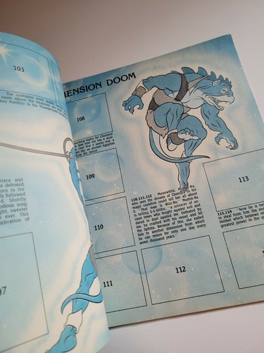 Vintage 1986 Panini Thundercats Sticker Album **UNUSED W/POSTER VERY RARE** / D1 - Picture 3 of 8