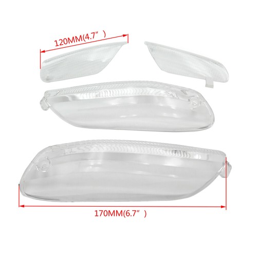 Clear 4 PCs Lenses For Aprilia Tail Brake Light Rsv1000 Rsv4R 2004 - 2008 - Picture 2 of 6