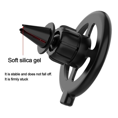 Vent Racket Car Phone Holder Charger Mount Dashboard Stand For Apple Magsafe - Photo 7 sur 14