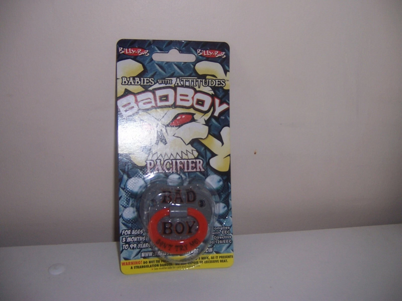 Babis with attitude bad boy pacifier New