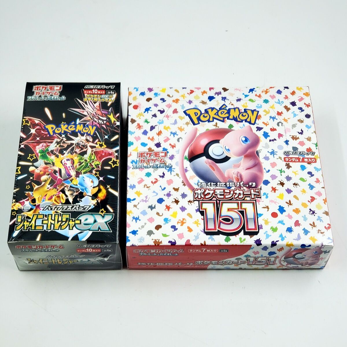 Pokemon Card Shiny Treasure ex & Pokemon 151 Booster Box set sv4a sv2a  japanese