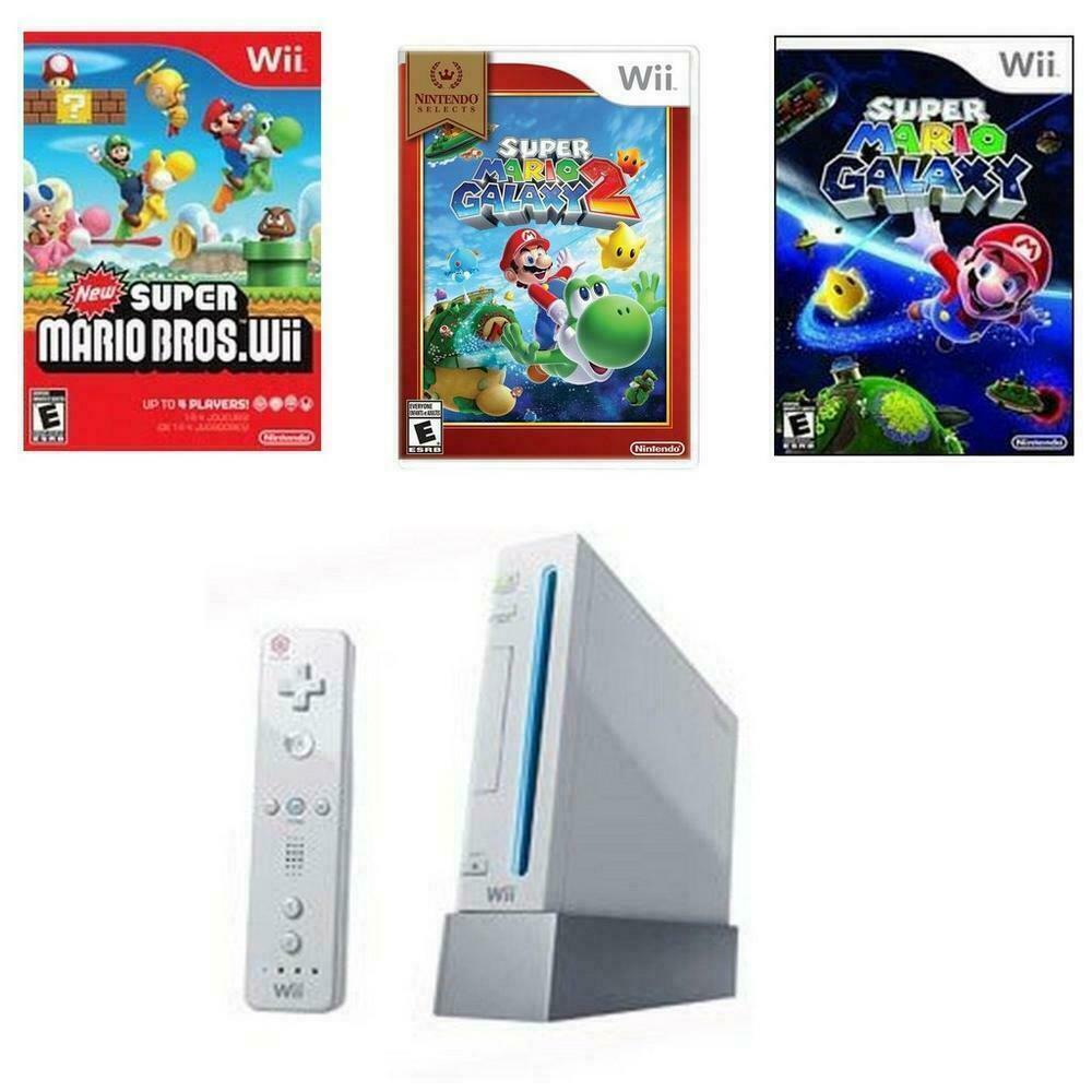 Nintendo Wii Console White Bundle | 480p | 512 MB Nintendo Wii Console White Bundle | 480p | 512 MB