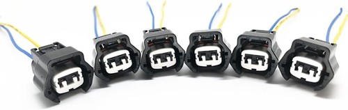 6Pcs Fuel Injectors Harness Connector Plug Replacement for Nissan Frontier 3.3L - Picture 3 of 6