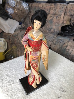 wooden geisha doll