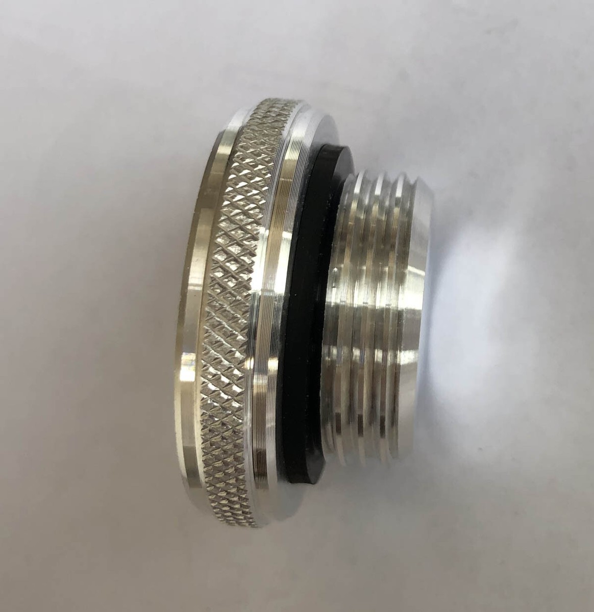 Alumnum Fller Neck Weld On Bung Screw Cap Small CNC Gas Ol Tank