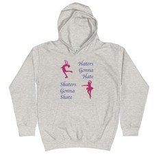 Haters Gonna Hate Skaters Gonna Skate - Hoodie - Kid's (Light)