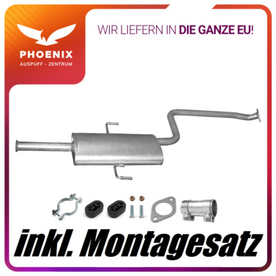 Hyundai Lavita 1.8 16V (2000-2010) Mittelschalldämpfer Auspuff Mit E-Prüfzeichen