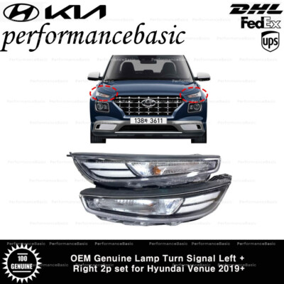 #ad OEM Genuine Lamp Turn Signal Left Right 2p set for Hyundai Venue 2019 $187.15