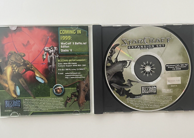 Jeu PC Starcraft + Extension Set - Neuf Sous Blister - édition Collector