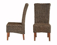 Modus Furniture 3f4166 Meadow Wicker Dining Chair Brick Brown Set Of Two Modus Furniture 3f4166 Meadow Wicker Dining Chair Brick Brown Set Of Two