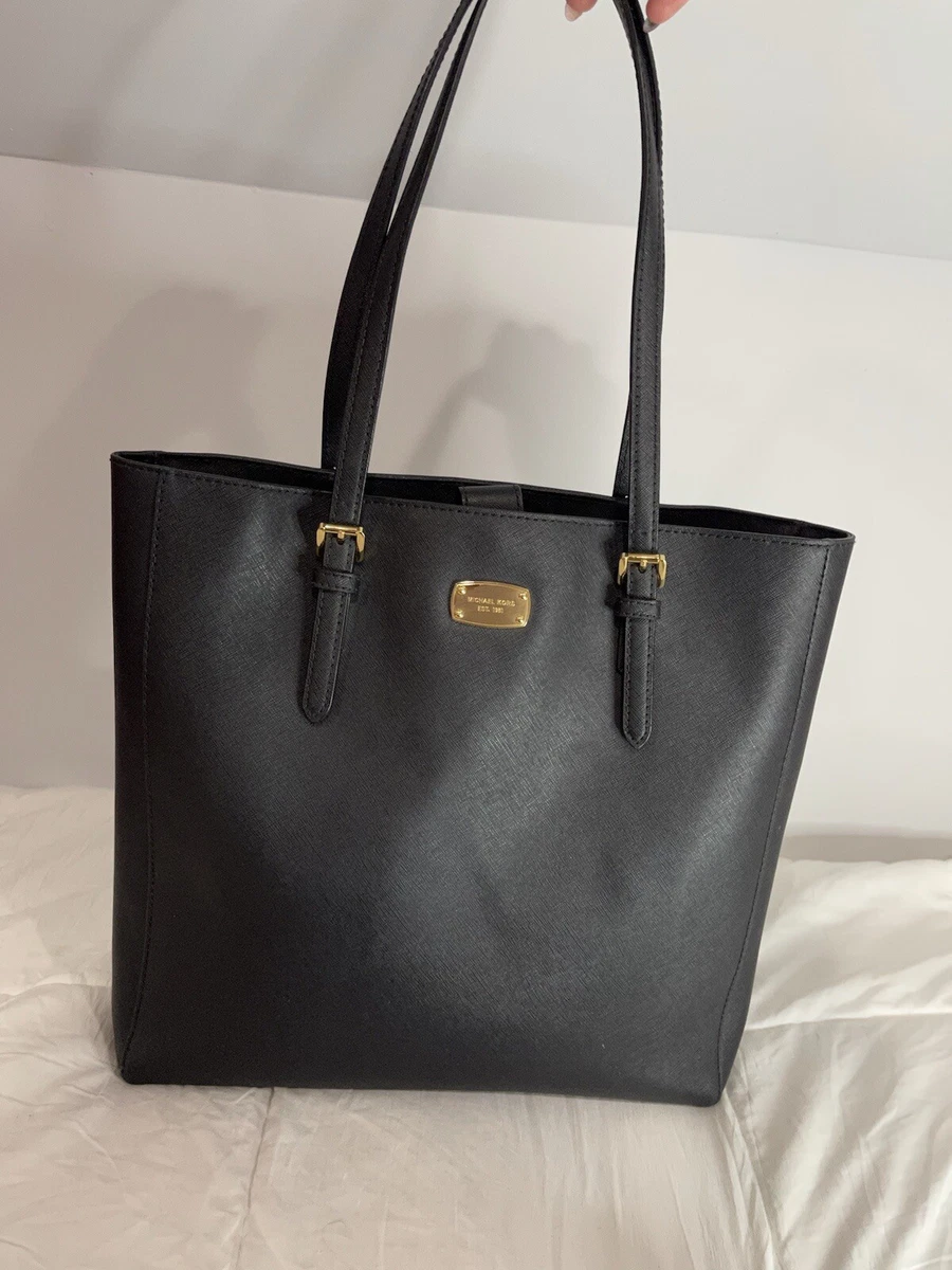 MICHAEL Michael Kors Jet Set Travel Saffiano Leather Medium Tote :  Clothing, Shoes & Jewelry 