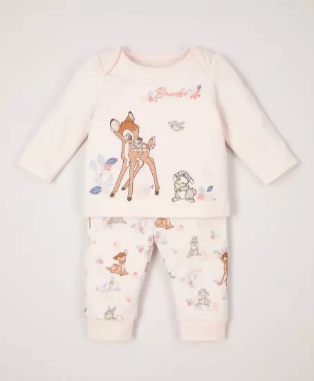 Disney Baby Girls Bambi Pyjamas 3 24 Months Pink Bambi Thumper Pjs