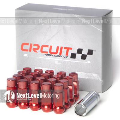 Circuit Performance CP50 Extended Open End Lug Nuts 12x1.25 Blue Fits Nissan