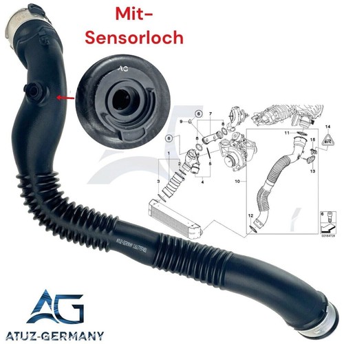 Original AG turbocharged hose for BMW 1 Series E82 Coupe (118d 120d 123d) 11617797481 - Picture 2 of 4