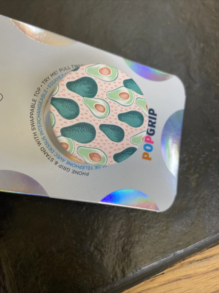 PopSockets PopGrip Soporte para Teléfono y Soporte Diseño Aguacate A288 Foto 2 de 3