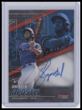 2021 Bowman's Best #B21-SA Sherten Apostel Best of 2021 Autographs
