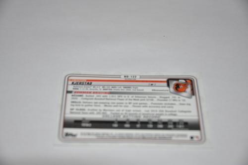 HESTON KJERSTAD 2020 Bowman Draft Chrome 1st Rookie REFRACTOR #BD-122 Orioles RC - Bild 9 von 9