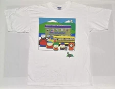Vintage 90s 1997 South Park Comedy Central Promotional Shirt Gildan White
