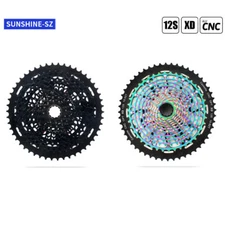 Sunshine 12Spd XD CNC Hollow Cassette 10-52T For Sram SX NX GX EAGLE Ultralight