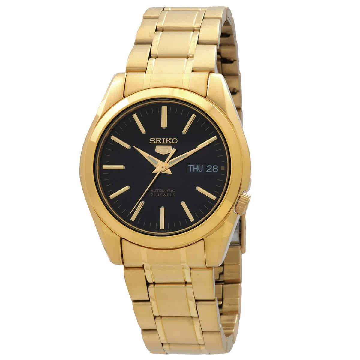 NWT Seiko 5 Vintage Automatic Black Dial Yellow Gold-plated Men\'s Watch Seiko 5 7009-8741 Vintage Men main image 2