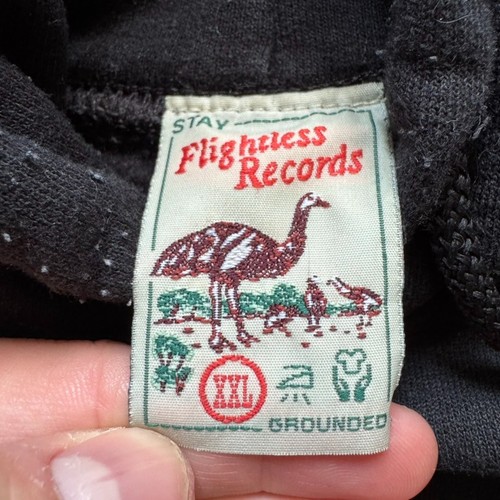 Flightless Records Record Label Company Hoodie Skegss Band KGLW Babe Rainbow XXL - Picture 6 of 8