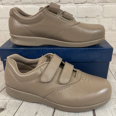SAS 1580-015 Women's ME TOO Breathable Leather Walking Shoes Mocha US 10 WW
