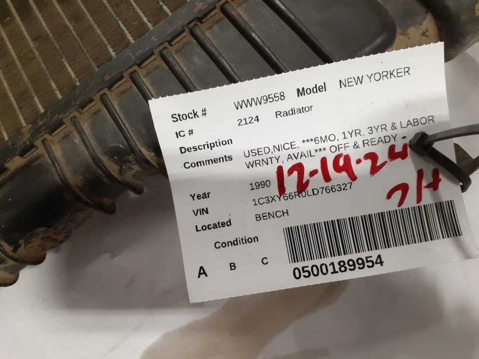 Radiador compatible con 90 DYNASTY 616154 Foto 4 de 4