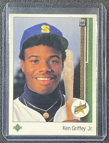 KEN GRIFFEY JR. 1989 UPPER DECK #1 STAR ROOKIE RC MARINERS
