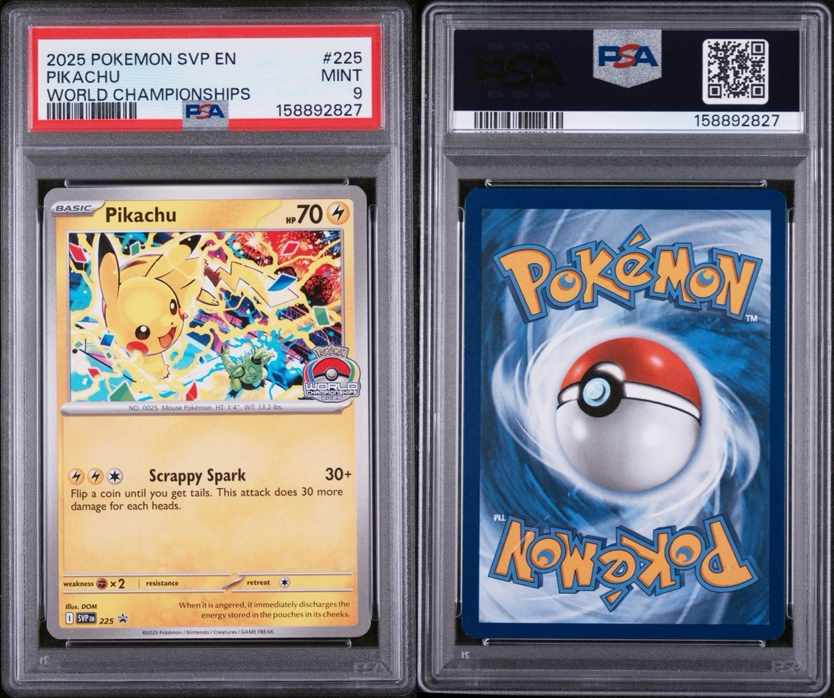 Pikachu Pokémon TCG Professional Sports Authenticator (PSA) Grade