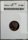 1918 D Mercury Dime Uncirculated US Mint Sealed