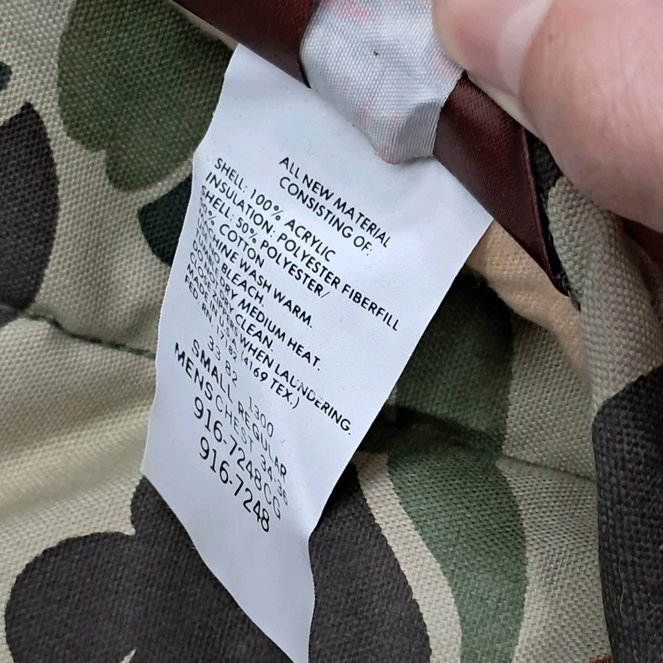 Vintage Walls Hunting & Fishing Mens Camouflage Reversible Vest Green Small - Image 4 of 4