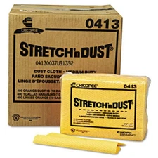Chix CHI0413 Stretch 'n Dust Cloths, 12 3/5 X 17, Yellow, 400/carton