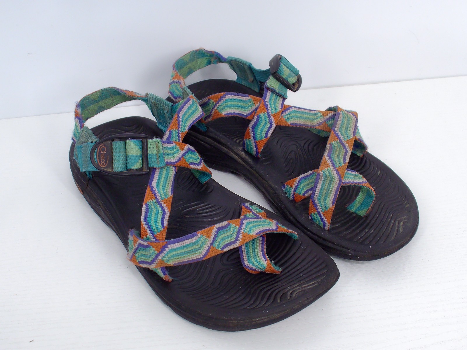 Chaco Z/Volv 2 Sport Sandal Candy Mint Green Purple Orange Women’s 7W Hiking
