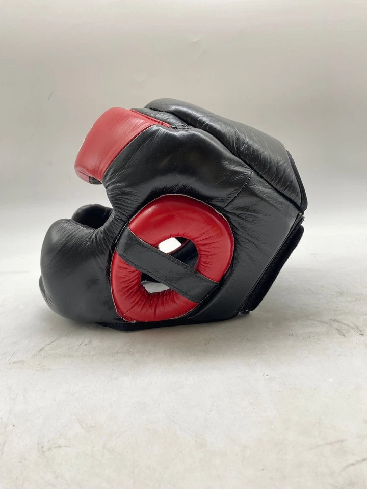 Casco Fairtex HG13 Cabeza Completa Negro/Rojo Super Sparring Muay Thai-CAJA ABIERTA Foto 3 de 4