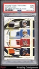 2023 National Treasures Quad Gold Patrick Mahomes Justin Herbert PATCH /10 PSA 9