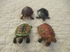 Plastic 2" Turtles  Tortoise Set 4-Pieces 