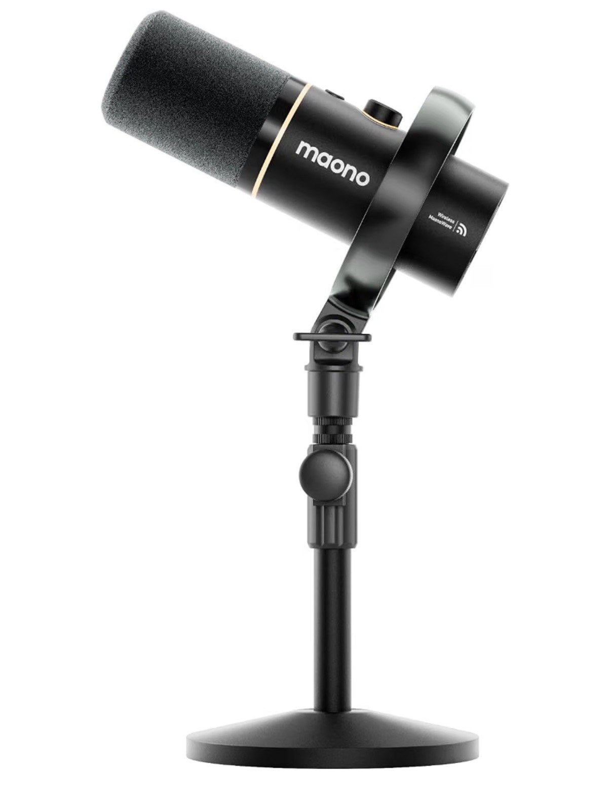MAONO PD200W Hybrid Wireless Podcast Microphone for PC, Dynamic XLR USB HD Mic