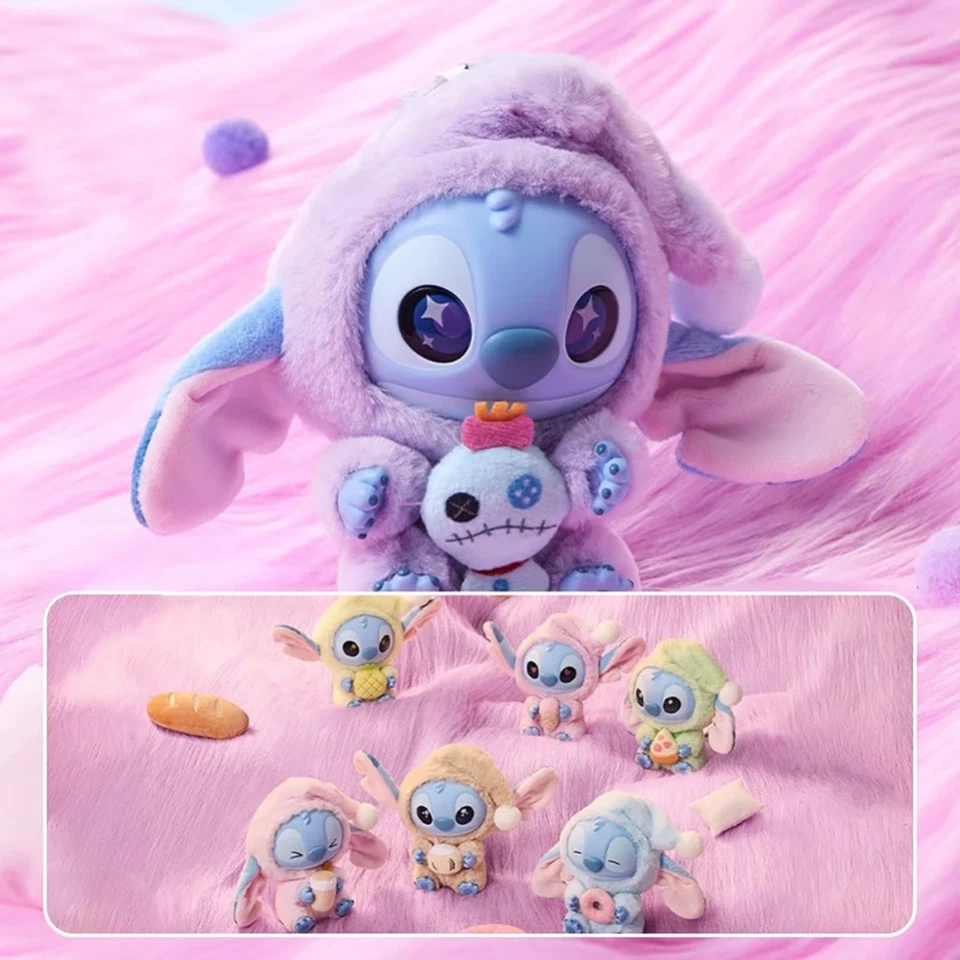 Miniso Stitch Eat Something Before Sleep Series Vinyl Figure Confirmed Blind Box - image 4 of 4