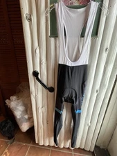 Skysper Cycling Jacket And Bib Set With Padded Seat Sz L