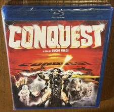 sealed OOP *CONQUEST* Lucio Fulci Code Red Blu Ray (The Beyond, Zombi 2) CONAN