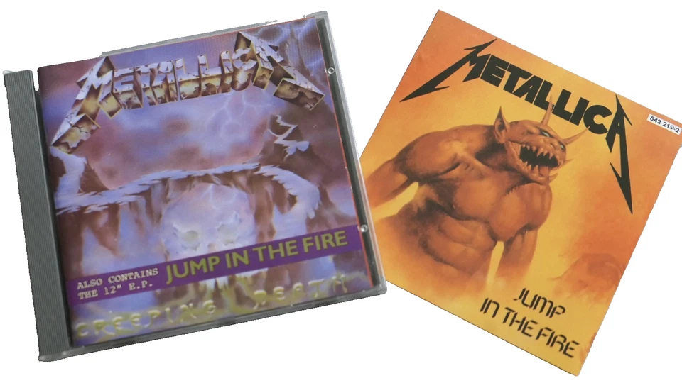 Metallica – Creeping Death / Jump In The Fire CD  Vertigo 842 219-2 D-1990 MINT- - Bild 4 von 4