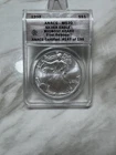 1998 American Silver Eagle ANACS Graded MS70 Coin Midwest Hoard First Release