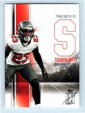 #186 2024 Topps Signature Class Base ,, Tykee Smith RC Buccaneers