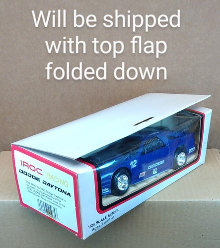 Plastic 1:24 scale IROC Racing Dodge Daytona in Blue by Design Technology Inc. - Picture 22 of 22