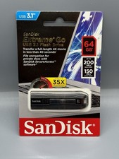 SanDisk 64GB EXTREME GO USB 3.1 SDCZ800-064G Flash Drive Retail