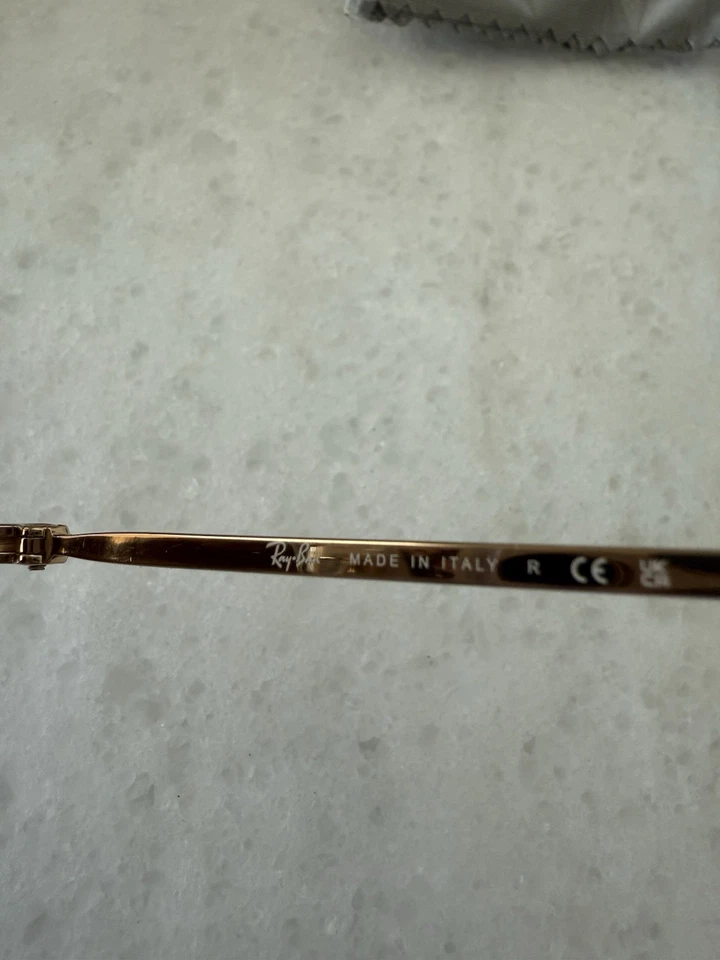 Ray Ban Damen Braun Ombré Round Metal - Bild 4 von 4